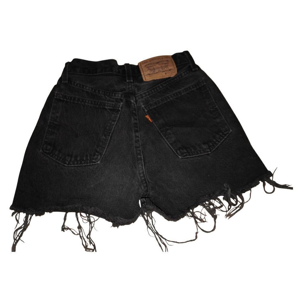 Vintage Levi’s 851 Black Cutoff Shorts — Made in USA (W28 L30) - Picture 2 of 13